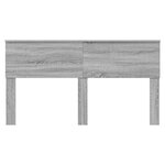vidaXL Tête de lit Gris Sonoma 160 cm Bois d'ingénierie