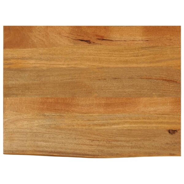 vidaXL Dessus de table à bord vivant 90x60x2 5 cm bois massif manguier