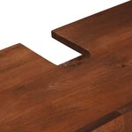 vidaXL Armoire d'évier avec étagère avec porte Marron 62 x 33 x 58 cm