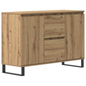 vidaXL Buffet chêne artisanal 101 5x35x70 cm bois d'ingénierie