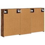 vidaXL Ensemble de Meubles de Salle de Bain 3 Pièces 116 x 16 x 62 5 cm