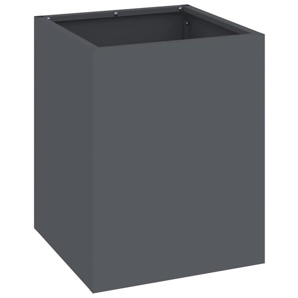 vidaXL Cache-pot de jardin Anthracite Acier laminé à froid