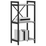 vidaXL Étagère Sonoma gris 40 x 30 x 85 cm Bois d'ingénierie