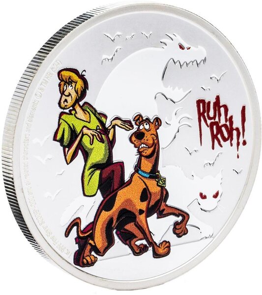 Pièce de monnaie en Argent 2 Dollars g 31.1 (1 oz) Millésime 2024 SCOOBY DOO RUH ROH