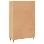 vidaXL Buffet haut chêne sonoma 69 5x31x115 cm bois d'ingénierie
