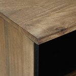 vidaXL Meuble TV Marron 80 x 33 5 x 46 cm Bois de mangue massif