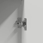 vidaXL Table de Toilette Blanc 102 x 33 x 135 cm Bois d'ingénierie