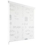 vidaXL Store roulant de douche 160x240 cm Éclaboussures