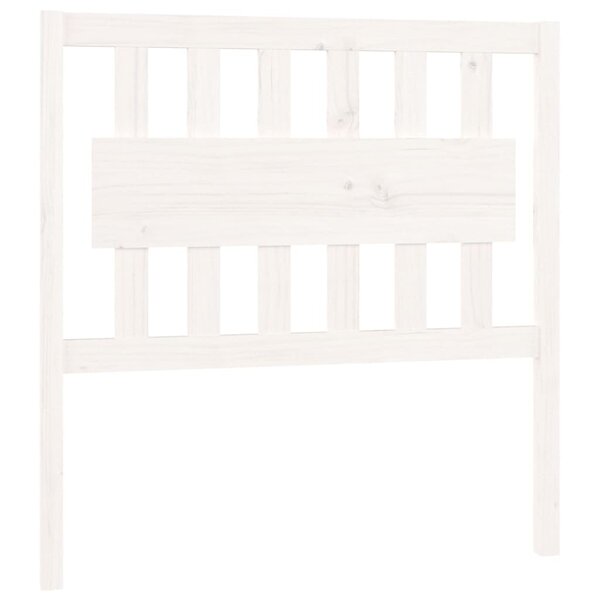 vidaXL Tête de lit Blanc 95 5x4x100 cm Bois massif de pin