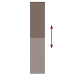 vidaXL Store enrouleur occultant café 50x210cm largeur du tissu 45 7cm