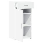 vidaXL Buffet blanc 45x42 5x93 cm bois d'ingénierie