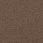 vidaXL Chaise de relaxation Marron Tissu