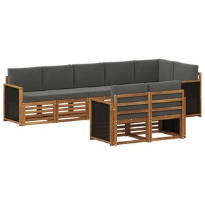 vidaXL Ensemble de canapés d'extérieur 7 pc