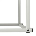 vidaXL Portant de bois chauffage blanc 70x43x34 5 cm