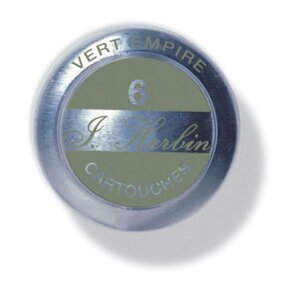 Boîte de 6 cartouches d'encre standard Vert empire HERBIN