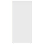vidaXL Buffets 2 Pièces blanc 79x38x80 cm bois d’ingénierie