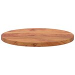 vidaXL Dessus de table Ø60x3 8 cm rond bois massif d'acacia