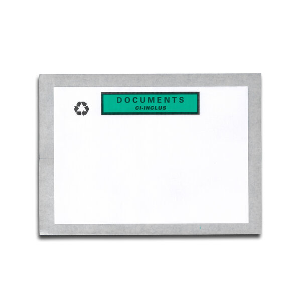 Lot de 1000 pochettes documents ci-inclus fast-list paper a5