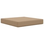 vidaXL Coussin de canapé d'extérieur 3 Pièces Taupe Polyester