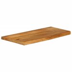 vidaXL Dessus de table à bord vivant 80x20x3 8 cm bois massif manguier