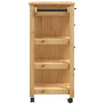 vidaXL Chariot de cuisine MONZA 84x40x88 5 cm bois massif de pin