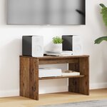 vidaXL Meuble TV Bois ancien 60 x 35 x 40 cm Bois d'ingénierie