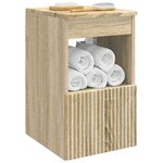vidaXL Armoire de salle de bain Chêne Sonoma 30 x 44 5 x 50 cm