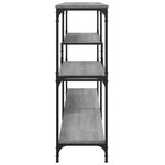 vidaXL Table console sonoma gris 160x32x95 cm bois d'ingénierie