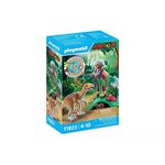 PLAYMOBIL 71823 - Vélociraptor  explorateur avec lasso et marmotte