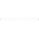 vidaXL Jardinière surélevée 970 x 50 x 36 cm Acier galvanisé