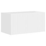 vidaXL Ensemble meuble TV 5 Pièces Blanc brillant Bois d'ingénierie