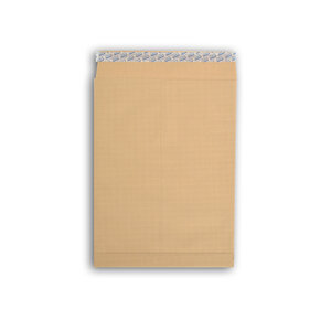 Lot de 250 enveloppes kraft arme 130g à soufflets e4