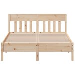 vidaXL Cadre de lit sans matelas 160x200 cm bois massif de pin