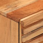 vidaXL Tables de chevet 2 Pièces 40x34x46 cm bois d'acacia massif