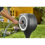 GARDENA Dévidoir automatique sur pic RollUp S 15 m liseret blanc