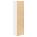 vidaXL Buffet haut blanc 45x41x185 cm bois d'ingénierie