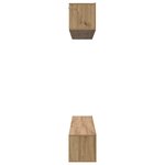 vidaXL Ensemble meuble TV 5 Pièces Chêne artisanal Bois d'ingénierie