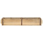 vidaXL Plateau 4 Pièces Marron 57 x 15 x 9 cm Bois Recyclé Solide