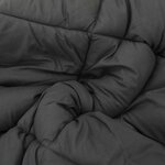vidaXL Duvet d'hiver Vert et Anthracite 220 x 240 cm Microfibre