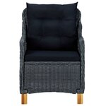 Salon de jardin meuble d'extérieur ensemble de mobilier 3 pièces avec coussins résine tressée gris foncé 02_0016001