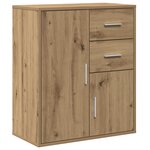 vidaXL Buffet chêne artisanal 60 x 31 x 70 cm Bois d'ingénierie