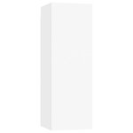 vidaXL Ensemble de meubles TV 3 Pièces Blanc Bois d'ingénierie