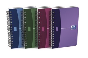 Carnet reliure intégrale couv PP 11Xx17 cm 180 pages réglure 5x5 OXFORD