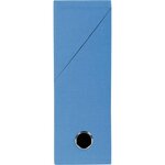 Boîte de classement carton toilé exacompta dos 9 cm bleue - lot de 5
