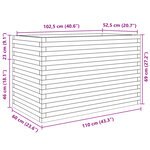 vidaXL Jardinière 110x60x68 5 cm bois massif de douglas