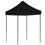 vidaXL Tente de fête 200 x 200 x 306 cm Noir Tissu Oxford