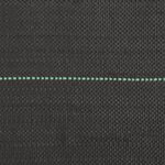 vidaXL Membrane anti-mauvaises herbes noir 0 5x200 m PP