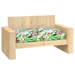 vidaXL Coussin pour assise de palette Multicolore 120 x 80 x 12 cm