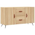vidaXL Buffet chêne sonoma 100x36x60 cm bois d'ingénierie