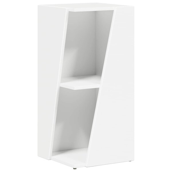vidaXL Étagère latérale Blanc 33 x 32 x 70 5 cm Bois d'ingénierie